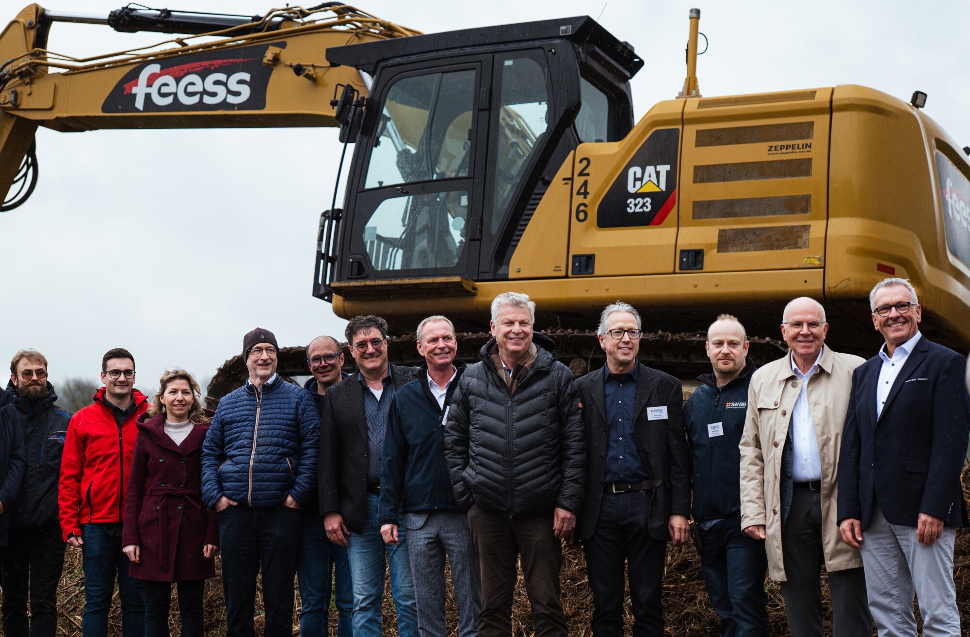 Gruppenfoto Spatenstich