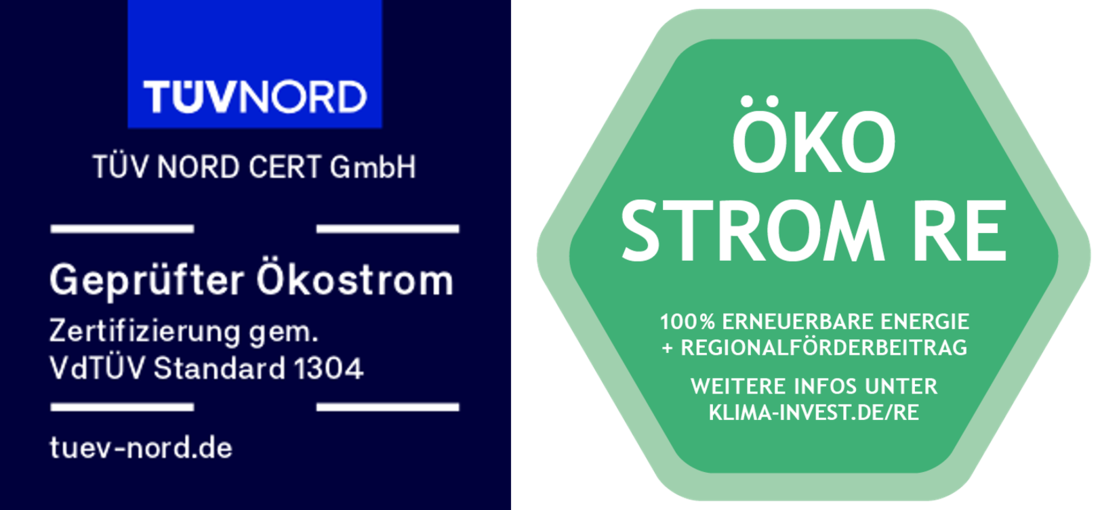 ÖKOSTROM RE und TÜV Nord